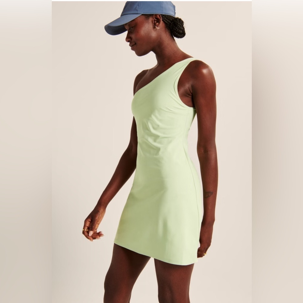 New Abercrombie & Fitch One-Shoulder Traveler Mini Dress Xsp